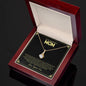 To My Wonderful Mom | I Love You - Alluring Beauty necklace