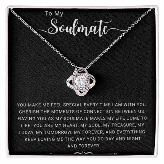 To My Soulmate | Love Knot Necklace