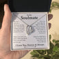 To My Soulmate | I Love You, Forever & Always - Forever Love Necklace